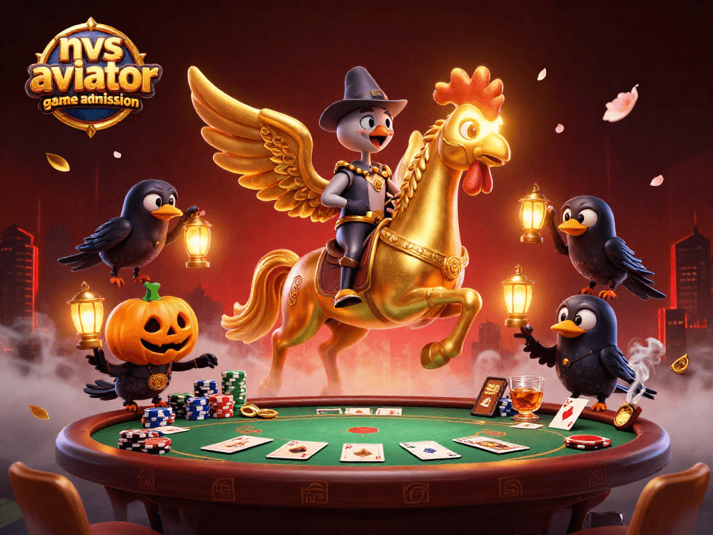 Experience nvs aviator game admission in a vibrant casino setting with dynamic characters and rich elements.