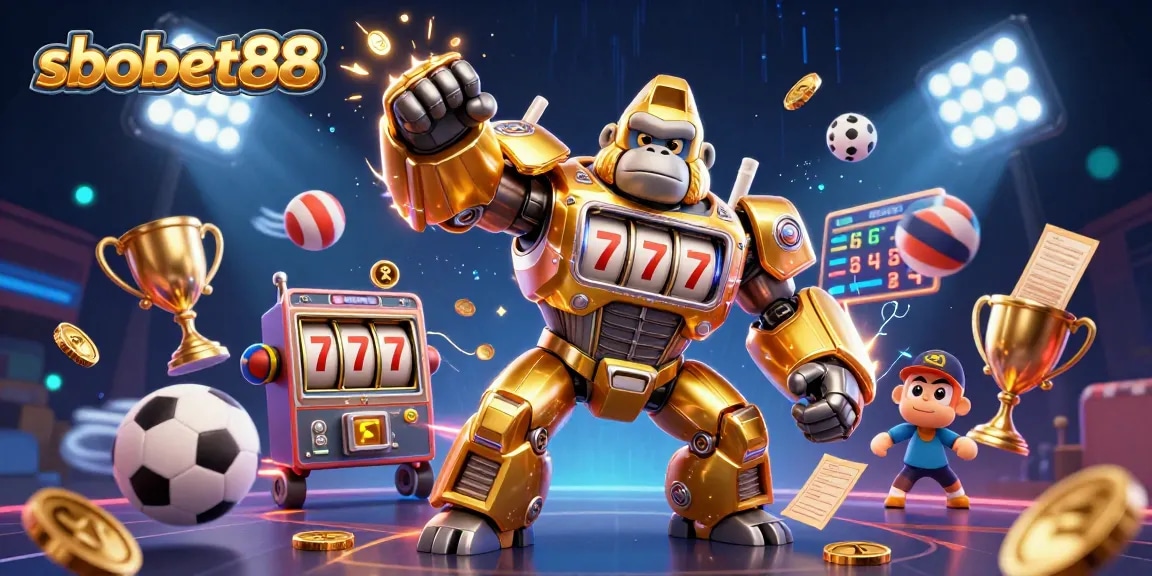Experience exhilarating sports betting with sbobet88, featuring dynamic sports elements, thrilling action, and winning moments.