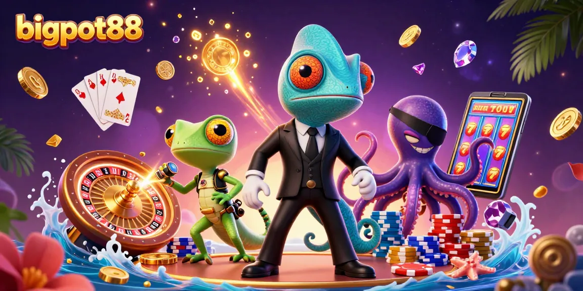 Join bigpot88 for thrilling gameplay with spectacular winnings in a vibrant casino atmosphere.