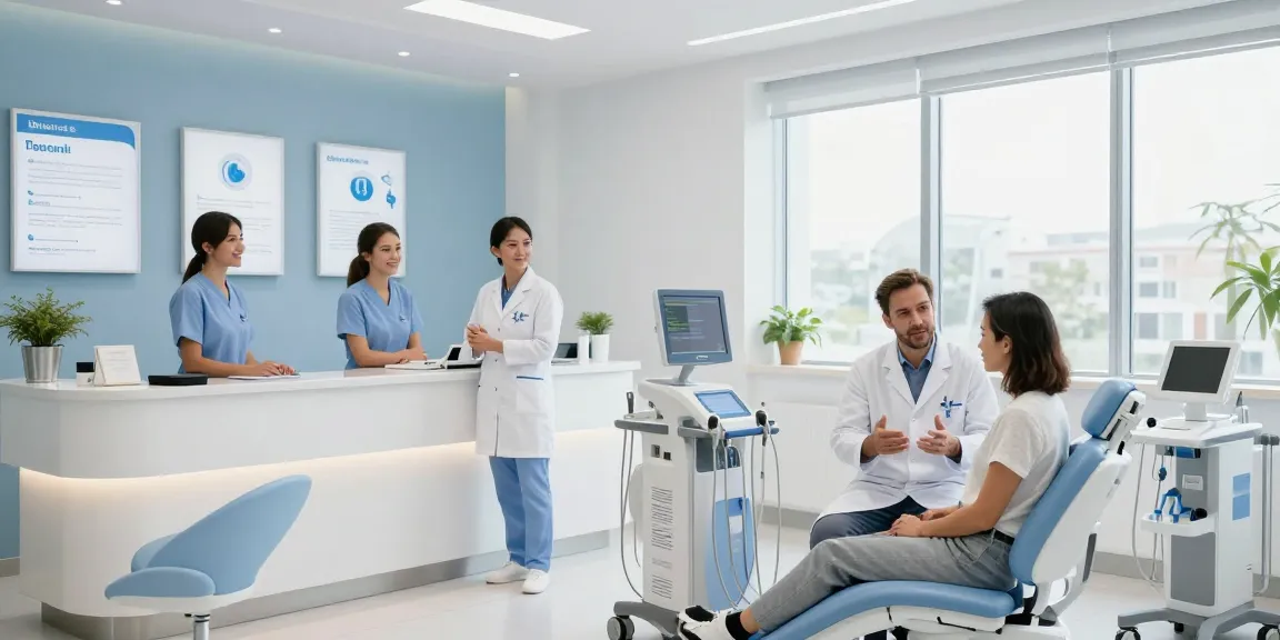 Hair transplant Turkey - professional patient care at a modern health clinic with trusted medical services.