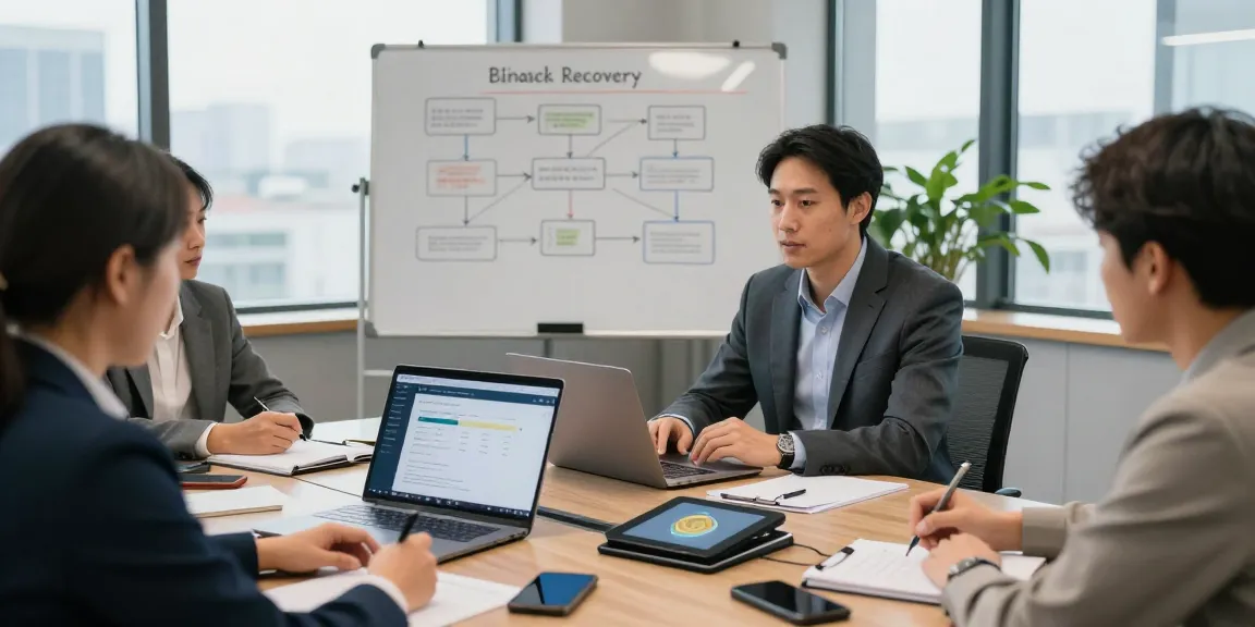 Recover lost crypto in a professional workshop setting with experts and attendees discussing recovery strategies.