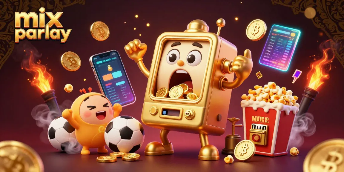 Experience the excitement of mix parlay betting with golden slot machines and cryptocurrency cash flow.