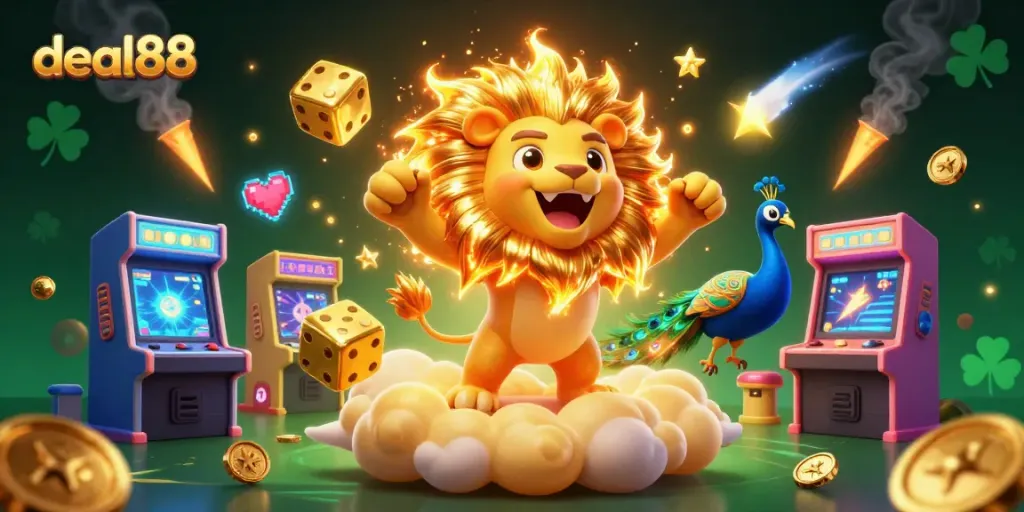 Spin to win at deal88 with vibrant casino elements and dynamic characters!