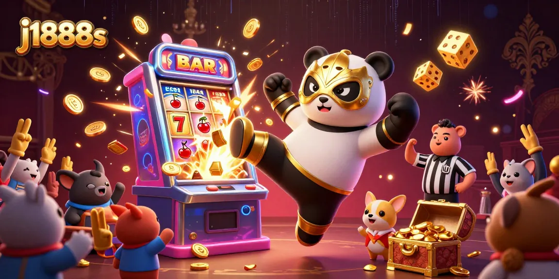 Experience exciting wins with j1888s as the panda kicks off a casino-themed adventure!