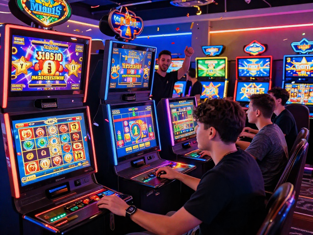 Players enjoying vivid slot games and winning jackpots while exploring daftar toto 4d and live casino thrills in an immersive online gaming environment.