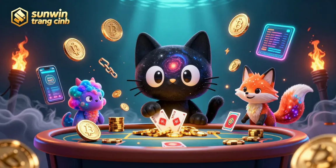 Experience thrilling gameplay at sunwin trang chính with captivating casino illustrations and vibrant visuals.
